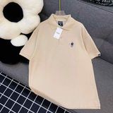  Áo Polo WHOAU [Unisex] - Steve Short Sleeve Collar Beige - WHHAE2411U 