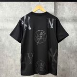  Áo Thun New Era - [Unisex] NY Yankees Flash Logo Black T-Shirt - 13334576 