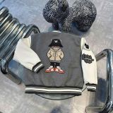  Áo Khoác Bomber LifeWork Hipdog Applique Varsity Jacket Gray - LW234JP120 