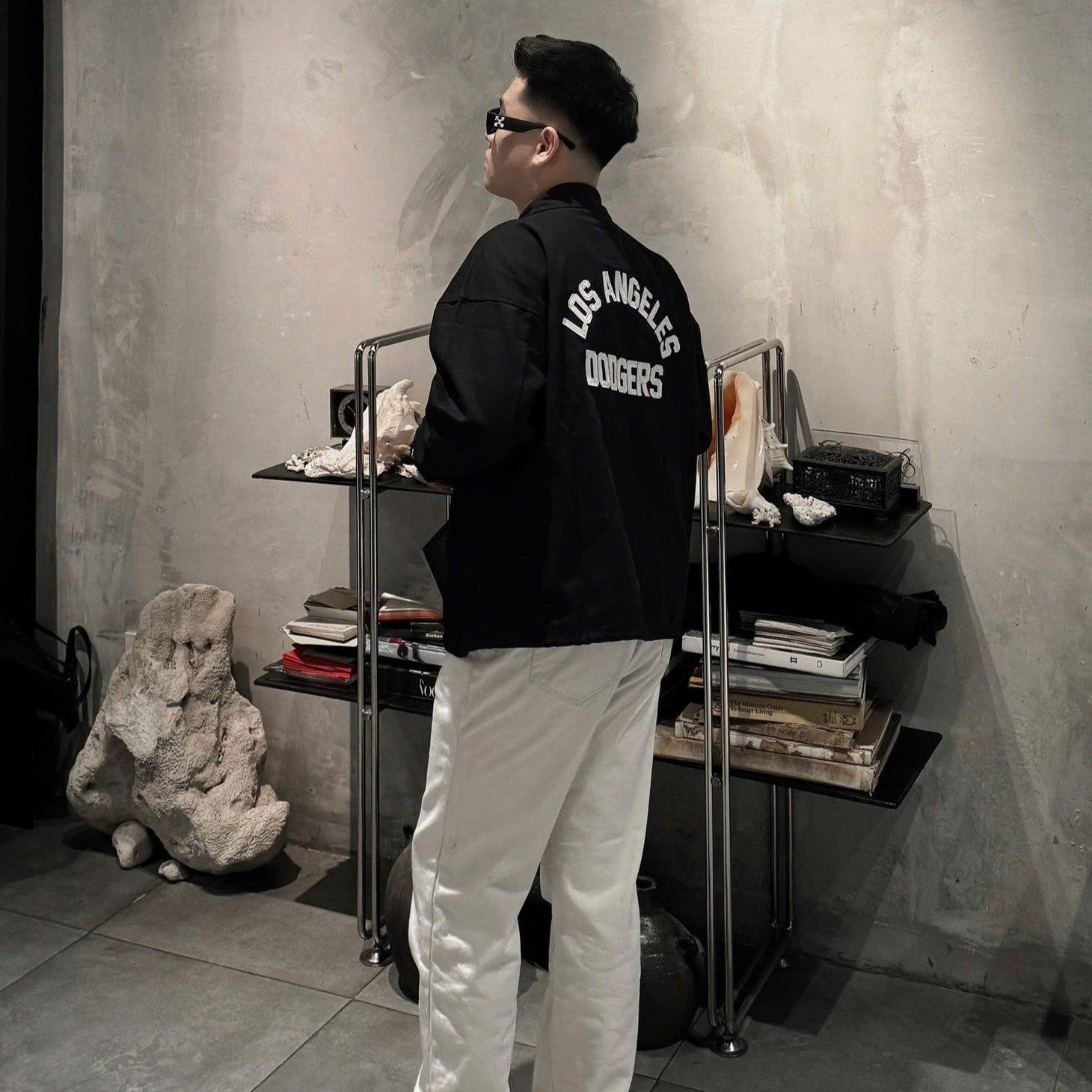  Áo Sơ Mi New Era - [Unisex] LA Dodgers Black - 14179177 