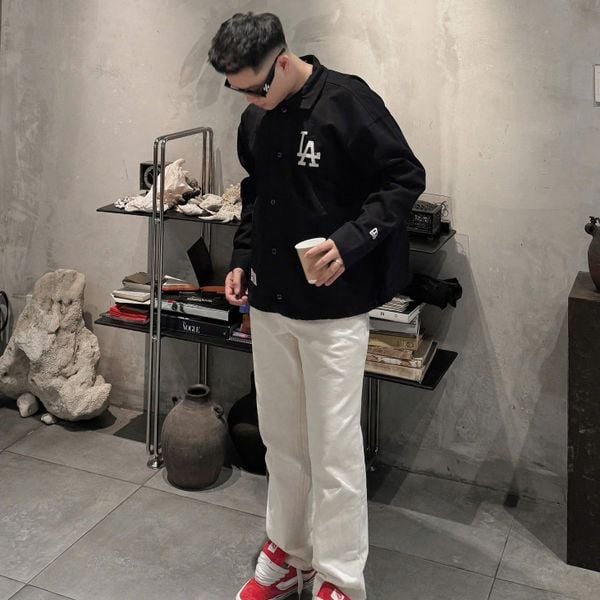  Áo Sơ Mi New Era - [Unisex] LA Dodgers Black - 14179177 