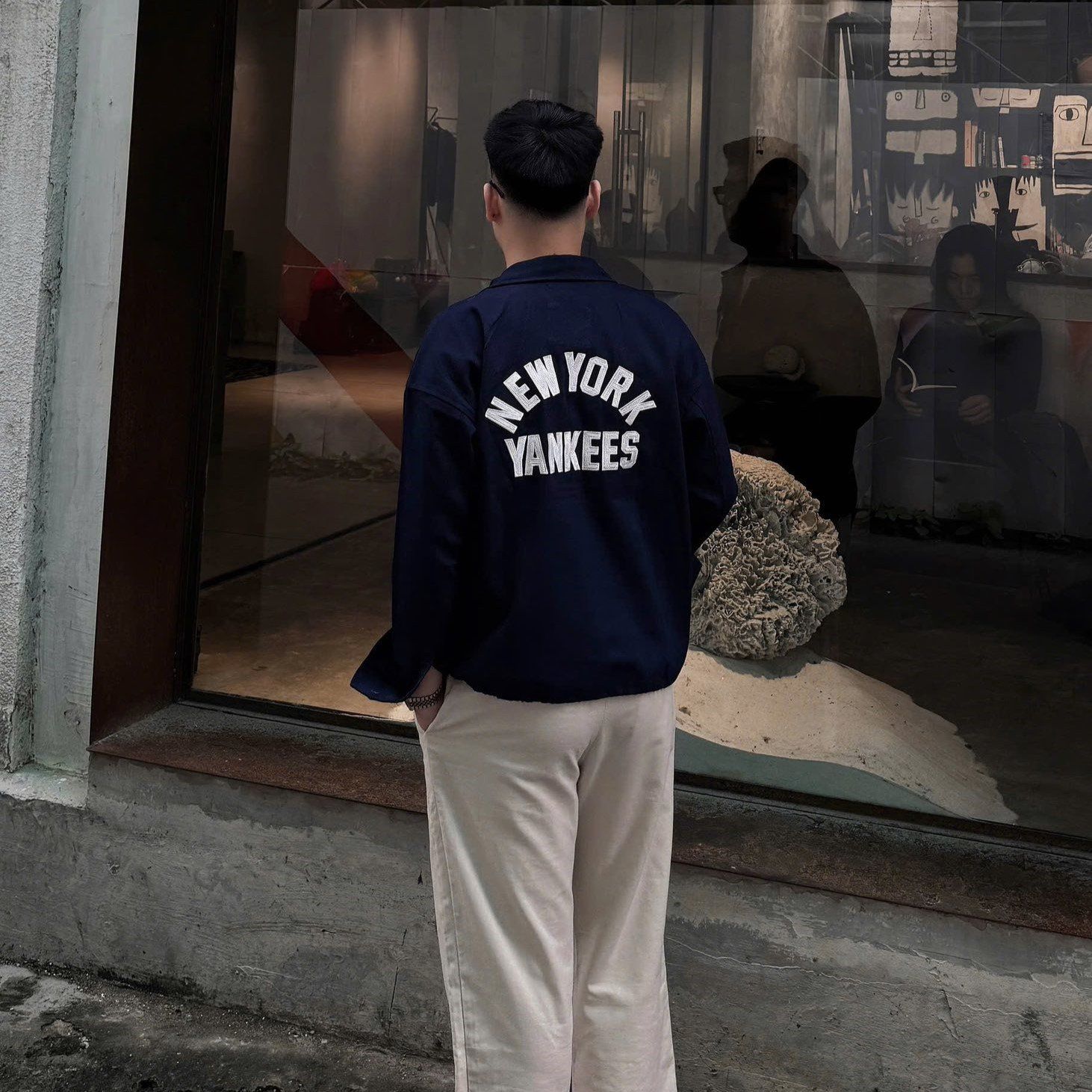  Áo Sơ Mi New Era - [Unisex] NY Yankees Navy - 14179175 