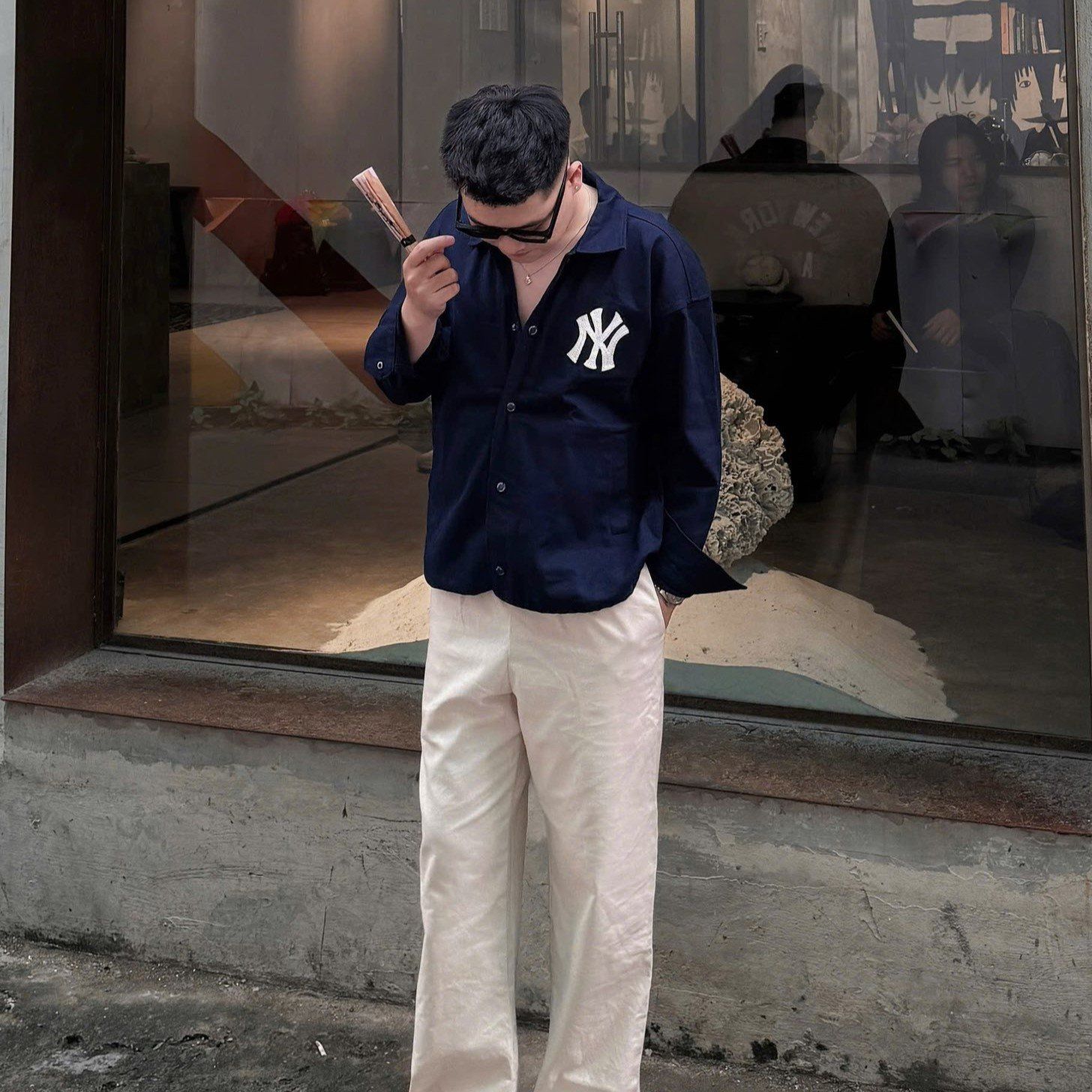  Áo Sơ Mi New Era - [Unisex] NY Yankees Navy - 14179175 