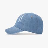  Nón MLB Korea - [Unisex] Damaged Washed Denim NY Yankees Blue - 3ACPVD34N-50BLL 