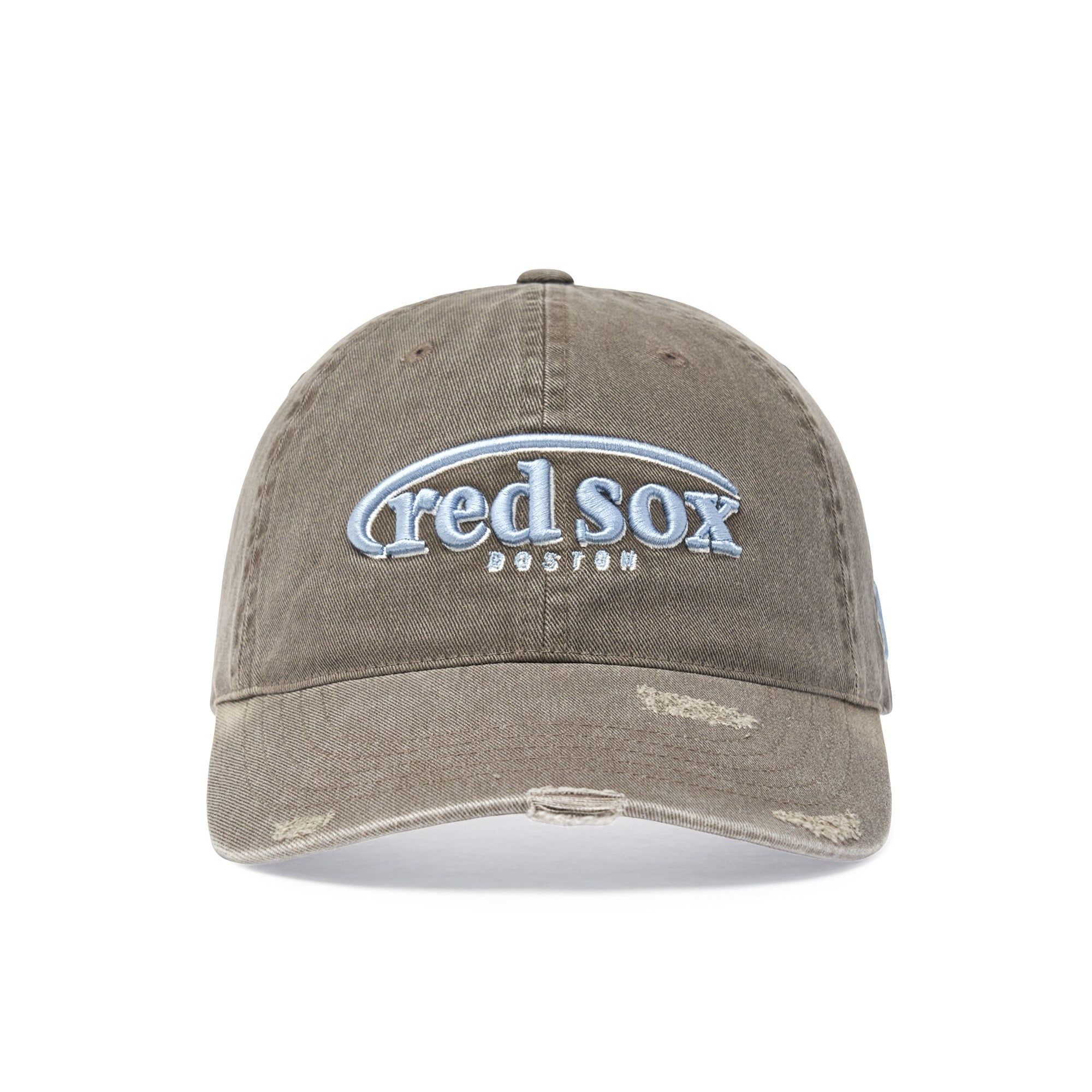  Nón MLB Korea - [Unisex] Vintage Damaged Curve Logo Unstructured Ball Cap - 3ACPV106N 