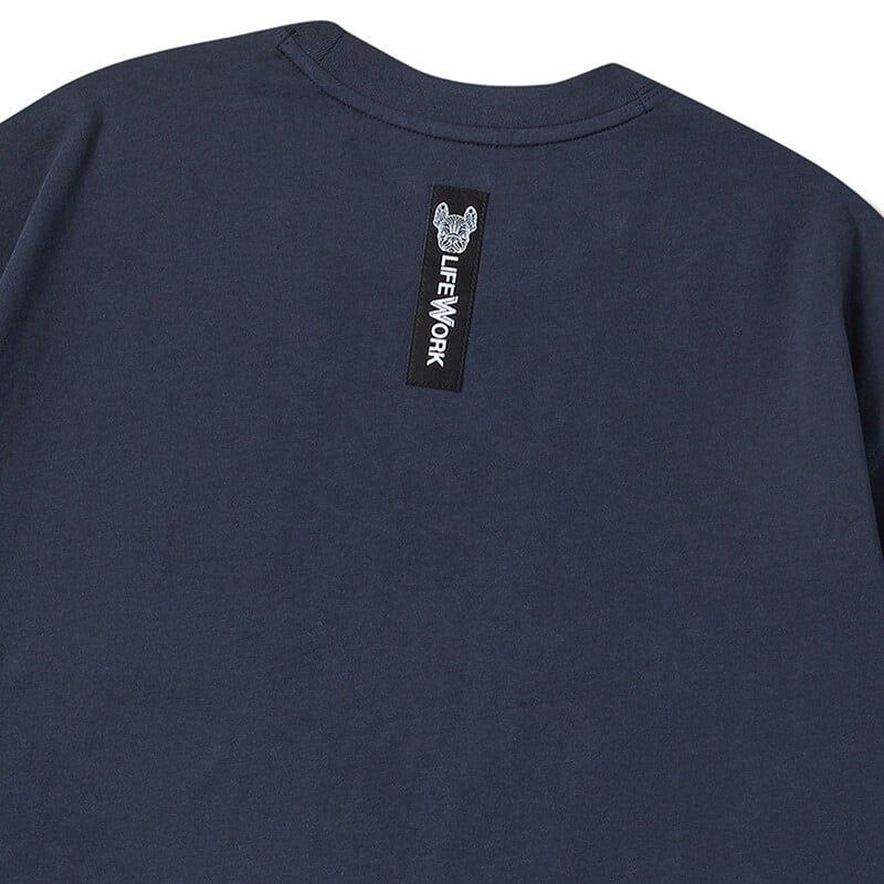  Áo thun Life Work [Unisex] - Duffle Bag Hipdog Applique Short Sleeve T-Shirt - LW252TS428 