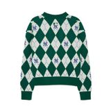  Áo Cardigan MLB [Nữ] Monogram New York Yankees - 3FKCM0134-50GNS 