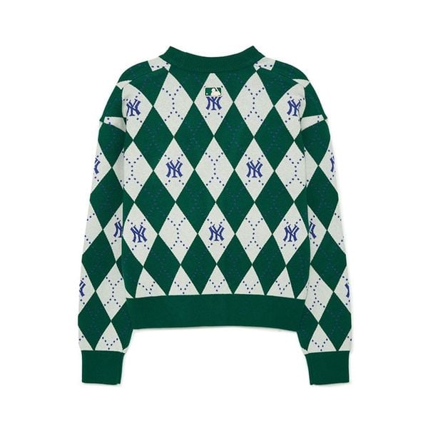 Áo Cardigan MLB [Nữ] Monogram New York Yankees - 3FKCM0134-50GNS