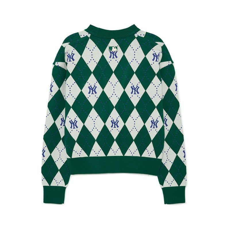  Áo Cardigan MLB [Nữ] Monogram New York Yankees - 3FKCM0134-50GNS 