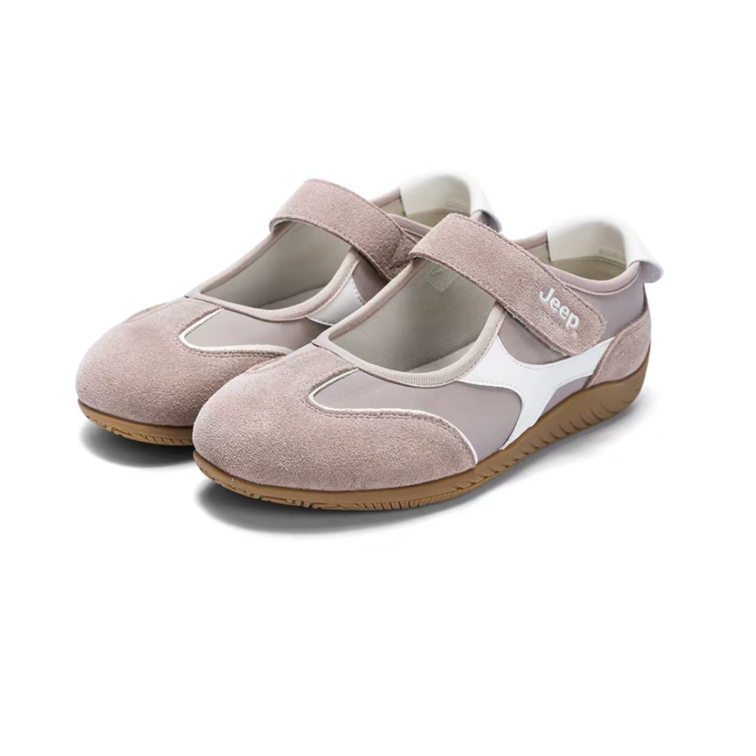  Giày Jeep Mary Jane - [Nữ] Sport Ballet Soft Sole Dusty Pink - P661W12375 