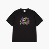  Áo thun [Unisex] ADLV - Acmédelavie Animated Font Black 