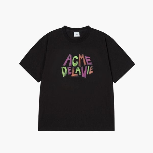  Áo thun [Unisex] ADLV - Acmédelavie Animated Font Black 