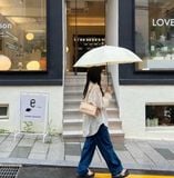  Túi Xách FindKapoor Korea - Marty Brick Bag 24 Crinkled Beige 