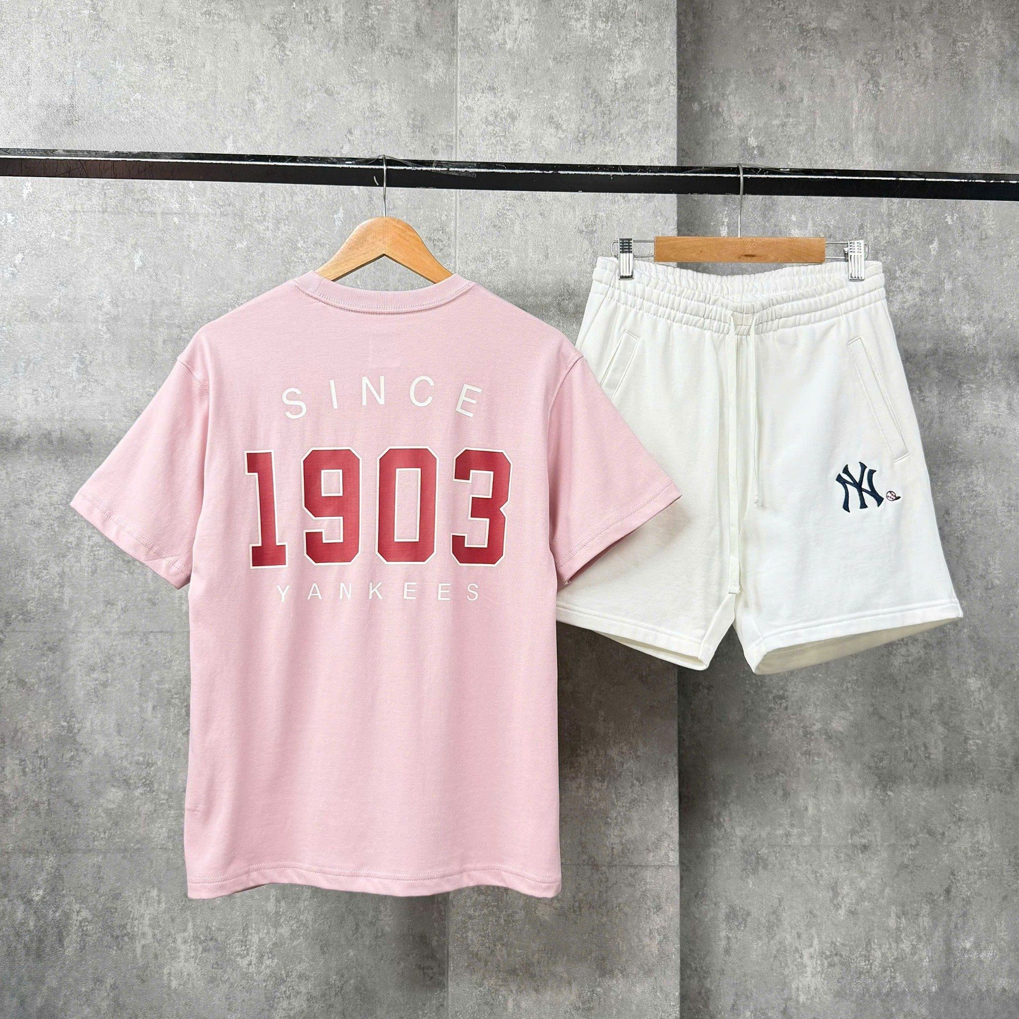  Áo Thun New Era - [Unisex] NY Yankees Since 1903 Pink T-Shirt - 18845787 