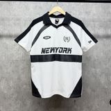  Áo Thun Polo New Era - [Unisex] NY Racing Style White/Black 