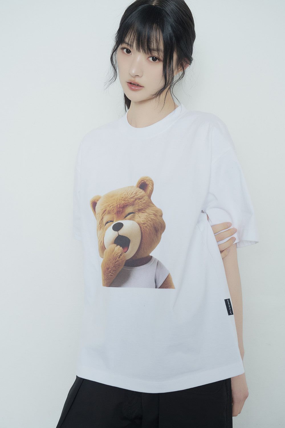  Áo thun ADLV - Acmé de la vie  AC Bear Baby Face Yawn 