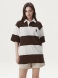  Áo Polo WHOAU [Unisex] -Steve Colorblock Collar T-Shirt - WHHAG2421U 