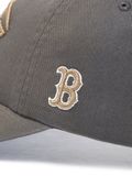  Nón MLB Korea - [Unisex] Vintage Washed Curve Logo Unstructured Ball Boston - 3ACPV076N-43CGS 
