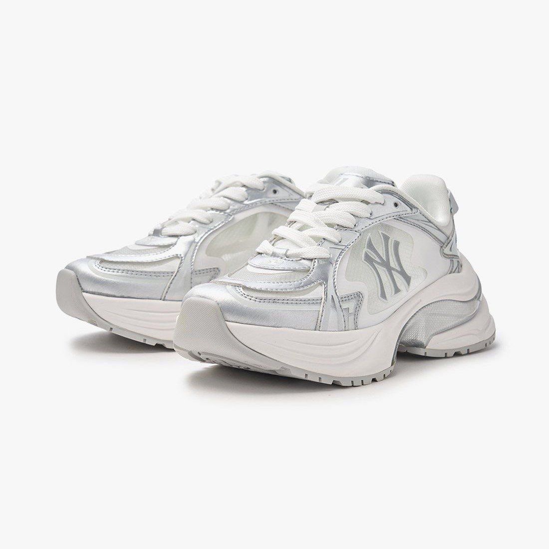  Giày MLB Korea Curve Runner New York Yankees White - 3ARNM015N-50WHS 