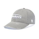  Nón MLB Korea - [Unisex] Vintage Damaged Curve Logo Unstructured Ball Cap - 3ACPV106N 