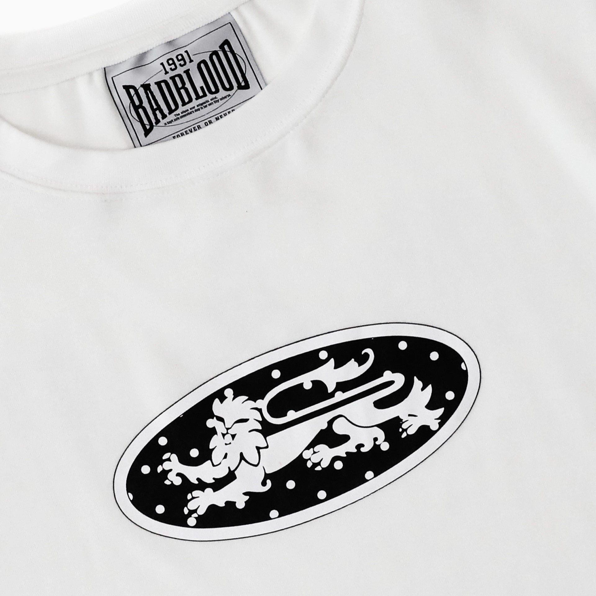  Áo Thun [Unisex] Badblood - [w-tee25-079] Mystic Dot Logo Jersey T-Shirt Black 