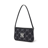  Túi Xách MLB Korea - Diamond Monogram Jacquard Mini Hobo Bag NY - 3ABQMJ16N-50BKS 