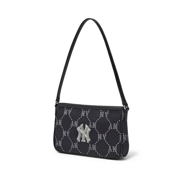  Túi Xách MLB Korea - Diamond Monogram Jacquard Mini Hobo Bag NY - 3ABQMJ16N-50BKS 