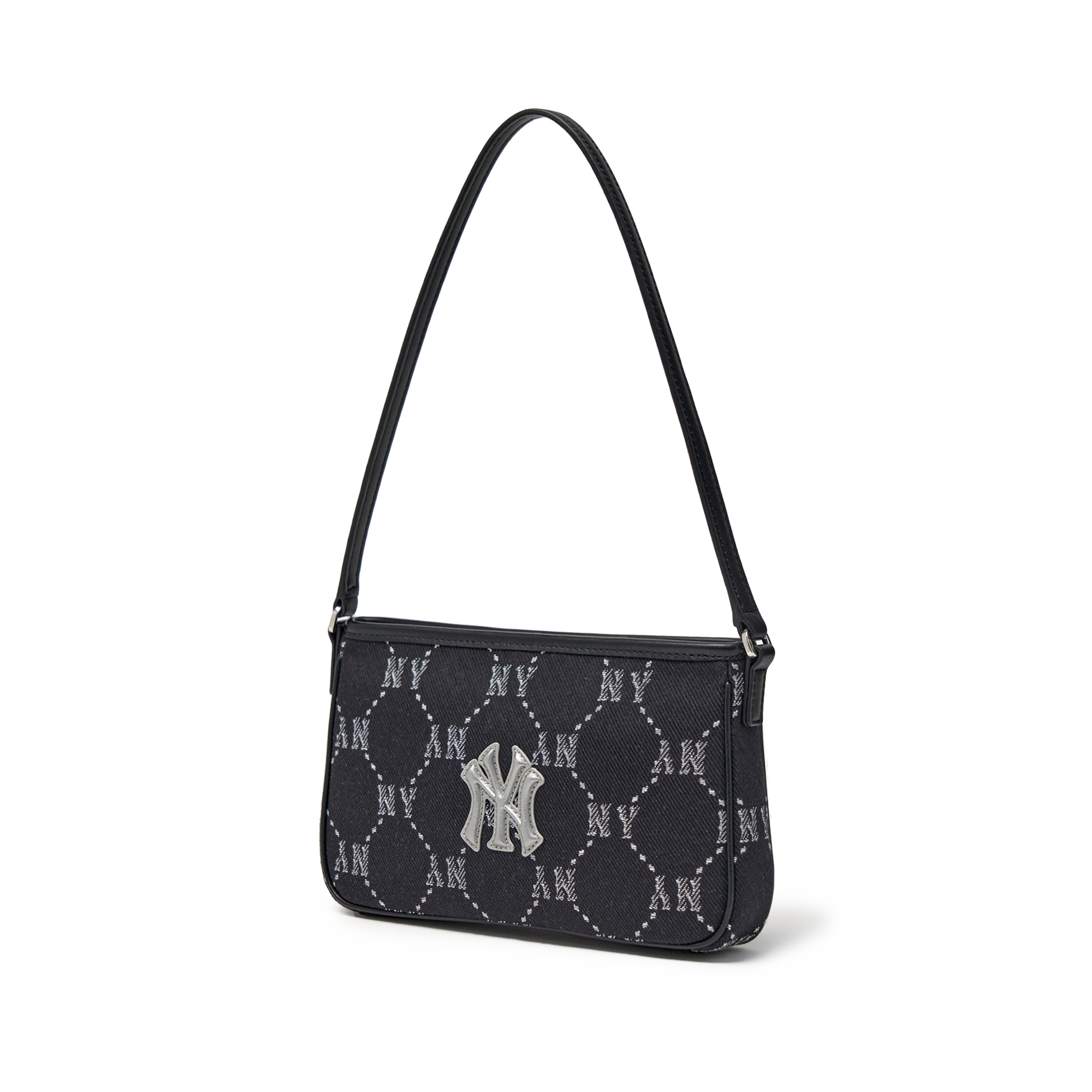  Túi Xách MLB Korea - Diamond Monogram Jacquard Mini Hobo Bag NY - 3ABQMJ16N-50BKS 