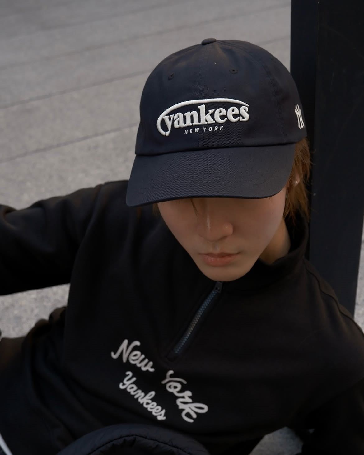  Nón MLB Korea - [Unisex] Jelly Unstructured Ball Cap NY Yankees - 3ACPV315N-50BKS 