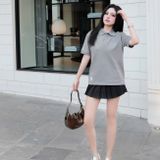  Áo Thun Polo New Era - [Unisex] P Basic Gray - 14385086 