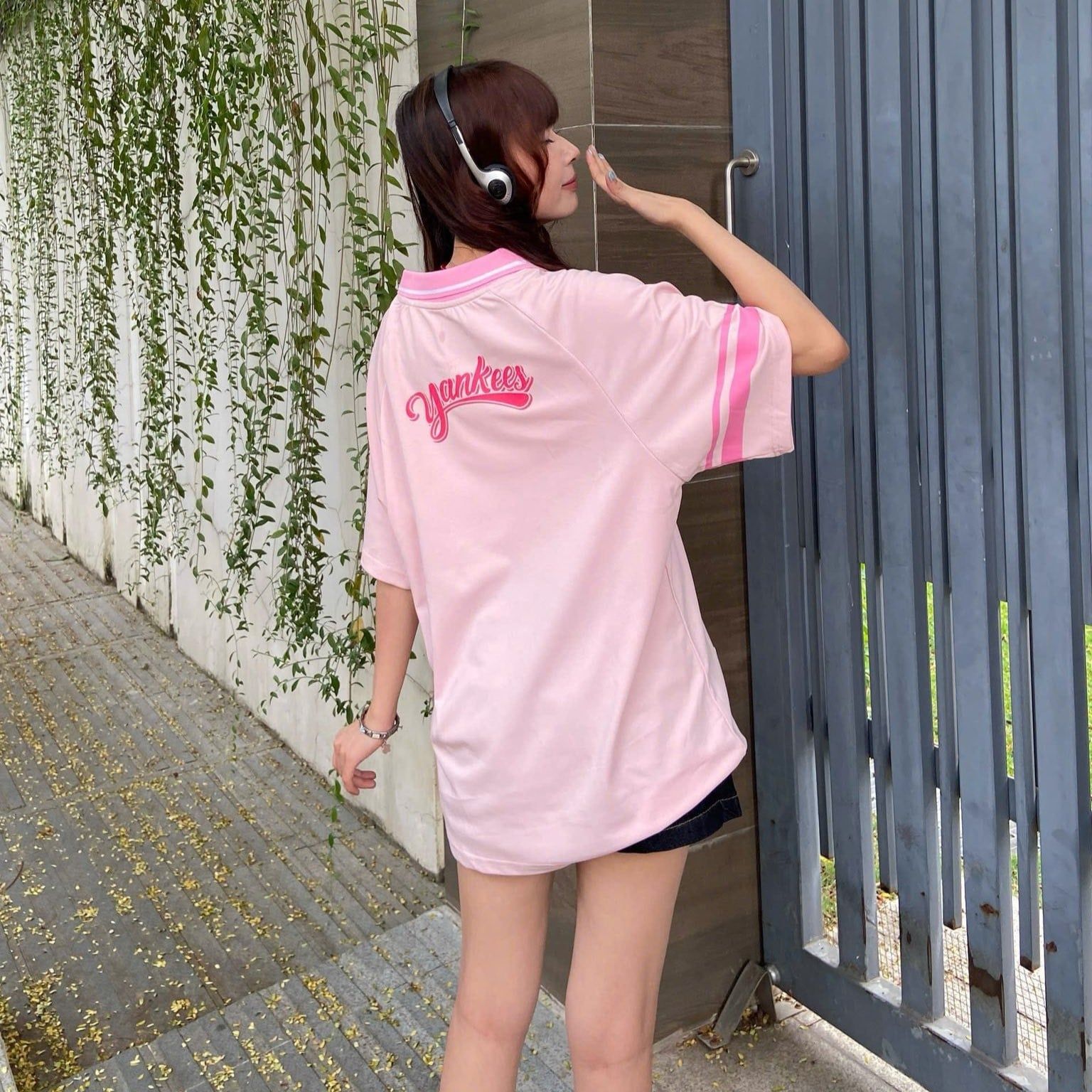  Áo Thun Polo New Era - [Unisex] NY Jersey Pink - 16682799 