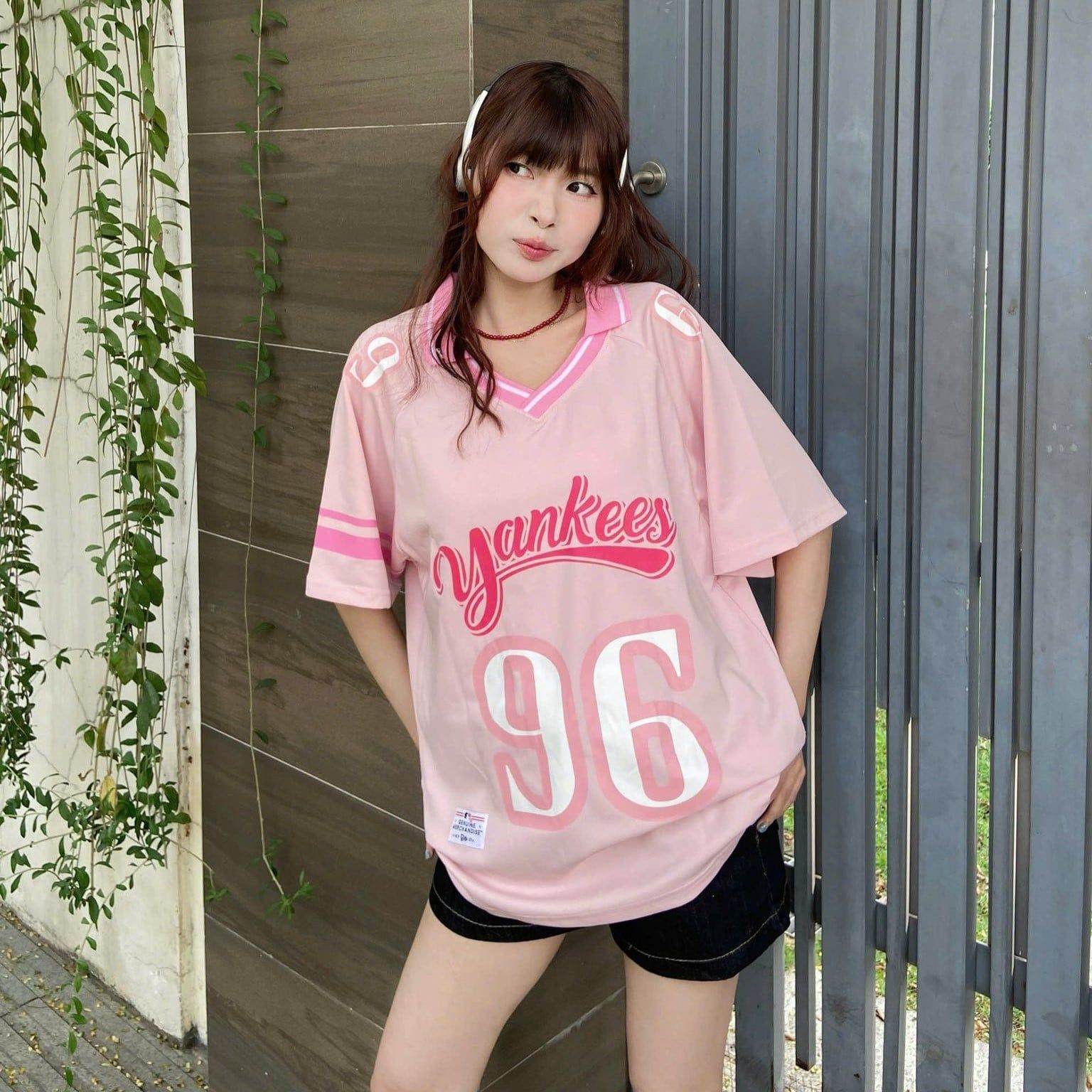  Áo Thun Polo New Era - [Unisex] NY Jersey Pink - 16682799 