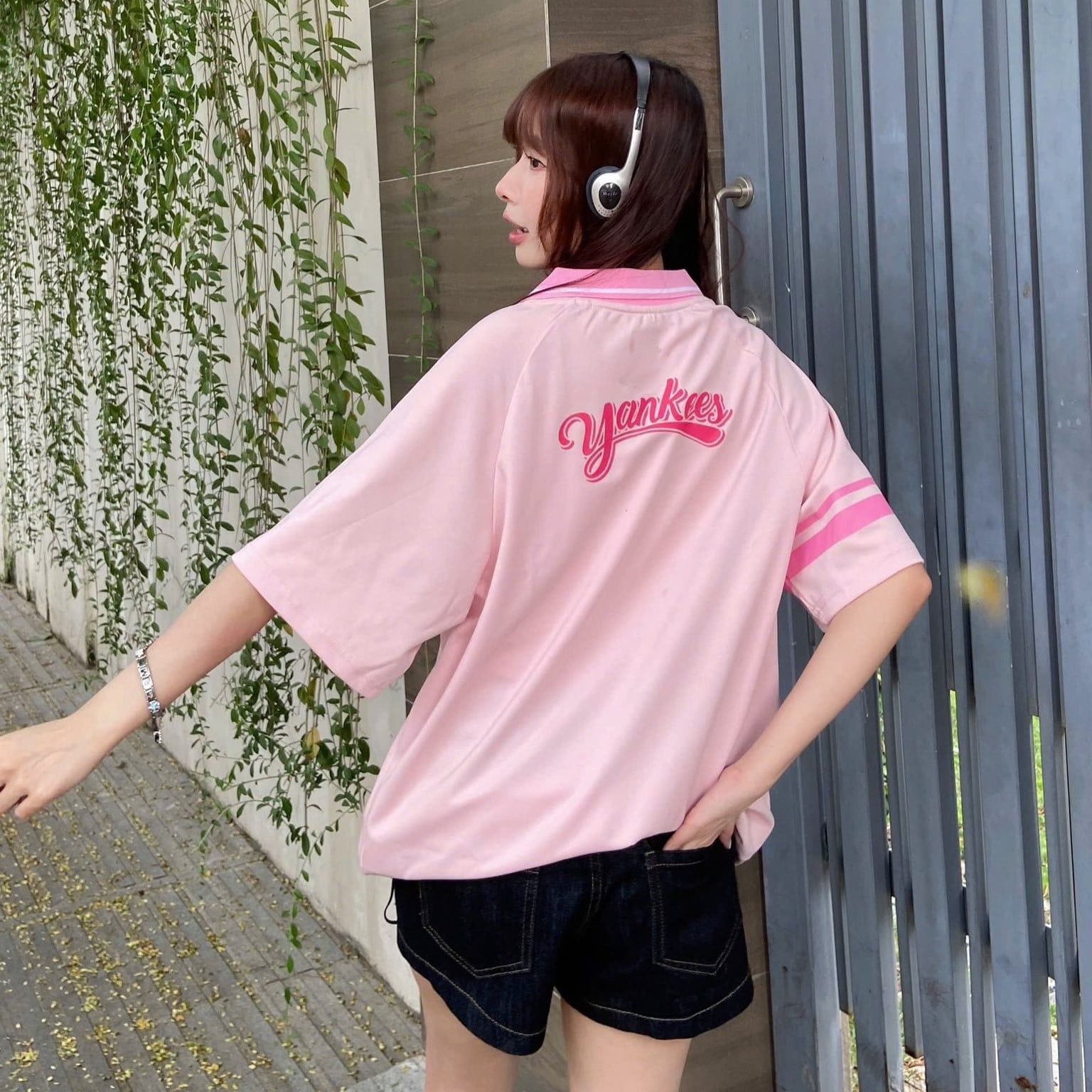  Áo Thun Polo New Era - [Unisex] NY Jersey Pink - 16682799 