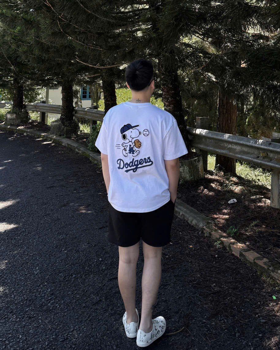  Áo Thun New Era - [Unisex] NY Yankees Snoopy White 