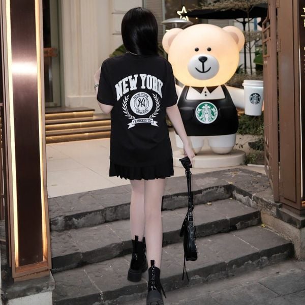 Áo Thun New Era - [Unisex] New York Yankees Black - 16126955