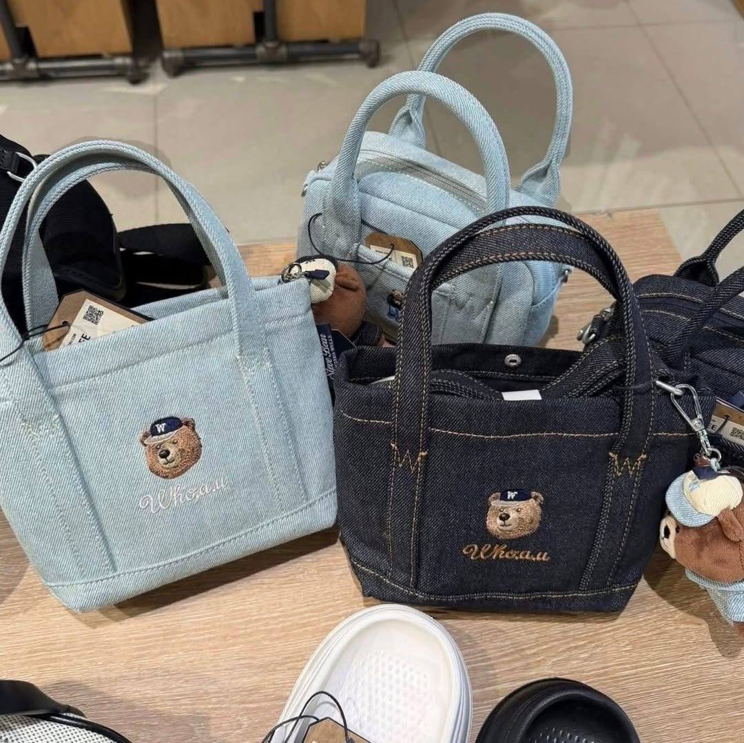  Túi Xách Whoau - Steve Denim Mini Tote Bag - WHBGG2323A 