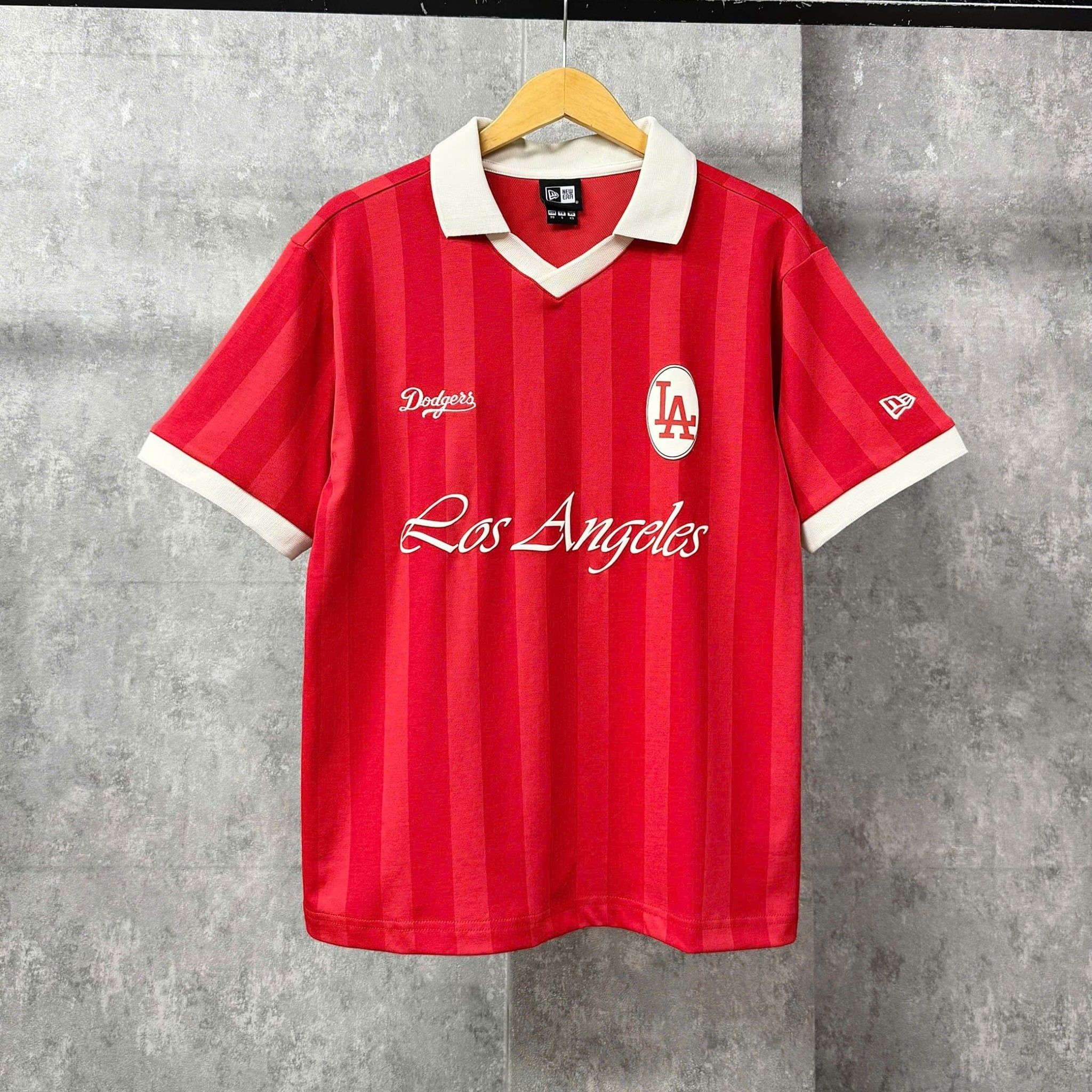  Áo Thun Polo New Era - [Unisex] NY 72 Stripe Jersey Red 