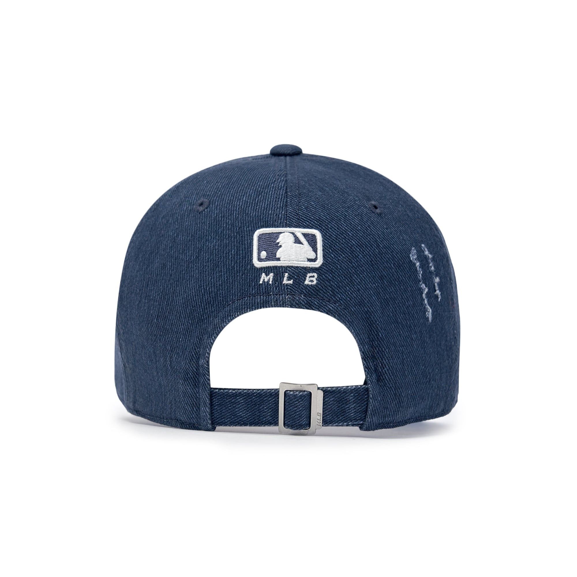  Nón MLB Korea - [Unisex] Damage Washed Unstructured Ball Cap NY Yankees - 3ACPVV34N-50NYS 
