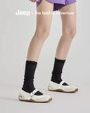  Giày Jeep Mary Jane - [Nữ] Vintage Suede White - P661W13404 