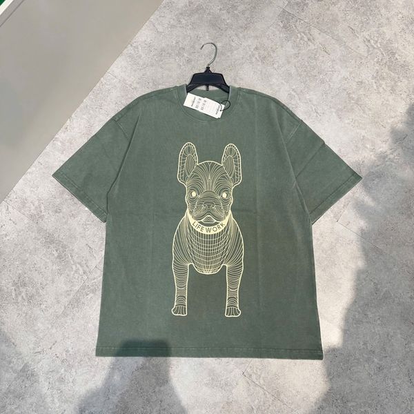  Áo thun Life Work - Life Work Big Logo Basic Dark Green - LW255TS991 