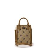  Túi Phone MLB Diamond Monogram Mini Tote Boston Red Sox Beige 7ACRMD35N-43BGS 