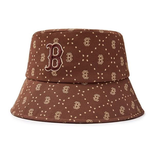 Nón Bucket MLB - Diamond Monogram Boston Red Sox - 3AHTM063N-43BRD