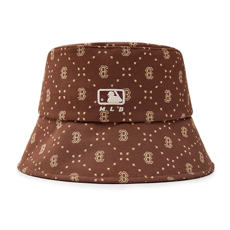  Nón Bucket MLB - Diamond Monogram Boston Red Sox - 3AHTM063N-43BRD 