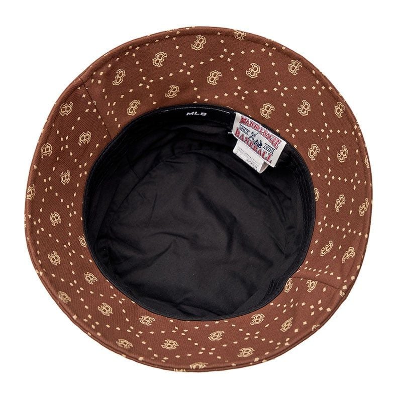 Nón Bucket MLB - Diamond Monogram Boston Red Sox - 3AHTM063N-43BRD 
