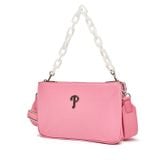  Túi Tote MLB Korea - Chainstrap Nylon Crossbody Philadelphia Phillies Pink - 3ACRM023N-10PKL 