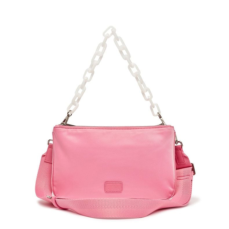  Túi Tote MLB Korea - Chainstrap Nylon Crossbody Philadelphia Phillies Pink - 3ACRM023N-10PKL 