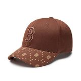  Nón Lưỡi Trai MLB [Unisex] - Diamond Monogram Boston - 3ACPM093N-43BRD 