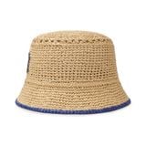  Nón Bucket MLB Raffia Crochet NY - 3AHTR0243-50BGL 