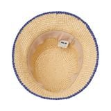  Nón Bucket MLB Raffia Crochet NY - 3AHTR0243-50BGL 