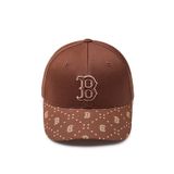  Nón Lưỡi Trai MLB [Unisex] - Diamond Monogram Boston - 3ACPM093N-43BRD 